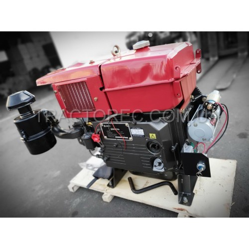 Двигун дизельний ДМТЗ ZS1115BNM LUX преміум збірки максимальною потужністю 24 к.с, водяне охолодження, генератор, вага 200 кг, для мототрактора, мотоблока, трактора, минитрактора